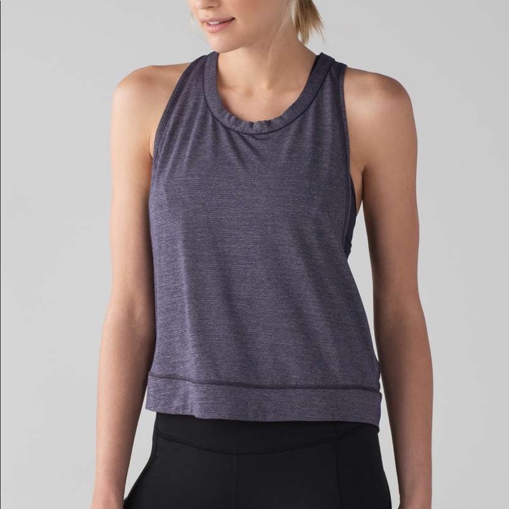 Lululemon Pace Perfect Tank, Midnight Navy, Size 6